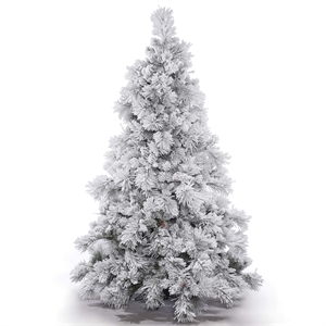 Vickerman 78&quot Contemporary PVC Alberta Artificial Christmas Tree in White