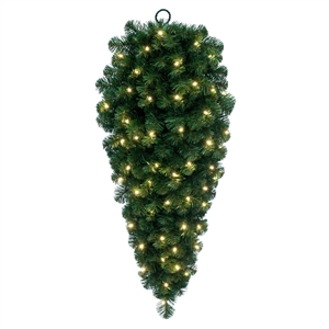 Vickerman 36&quot Grand Teton LED Lights Artificial Christmas Teardrop in Green