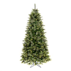 Vickerman 78&quot Cashmere Slim PE Plastic Christmas Tree in Green