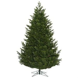 Vickerman 108&quot PE Eagle Frasier Full Unlit Artificial Christmas Tree in Green