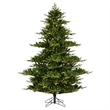 Vickerman 9' Plastic Sherwood Fir LED Lights Artificial Christmas Tree in Green