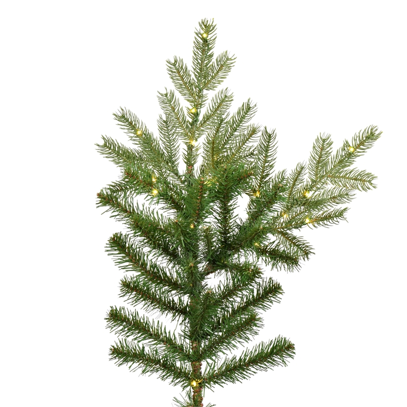 Vickerman 9' Plastic Sherwood Fir LED Lights Artificial Christmas Tree in Green