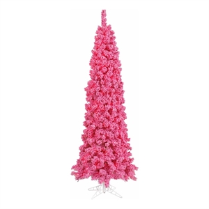 Vickerman 54&quot Fir Dura-lit LED Artificial Christmas Tree in Flocked Pink