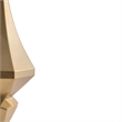 Vickerman Plastic Diamond Finial Ornaments in Candy Gold (Set of 2)