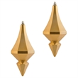 Vickerman Plastic Diamond Finial Ornaments in Candy Copper/Gold (Set of 2)