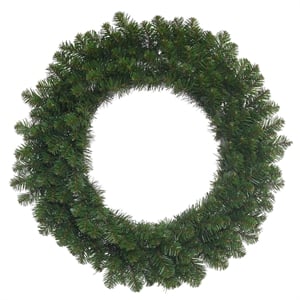 Vickerman 60&quot Grand Teton Artificial Christmas Wreath with LED Lights in Green