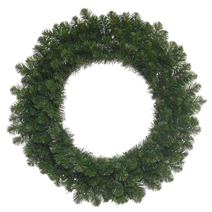 Vickerman 60&quot Plastic Grand Teton Artificial Christmas Wreath in Green