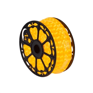Vickerman 150' x 0.5&quot 120 Volt 2-Wire LED Rope Light Spool in Fluorescent Yellow