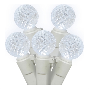 Vickerman 34' Color Box G12 Berry LED Christmas Light Set in Cool White