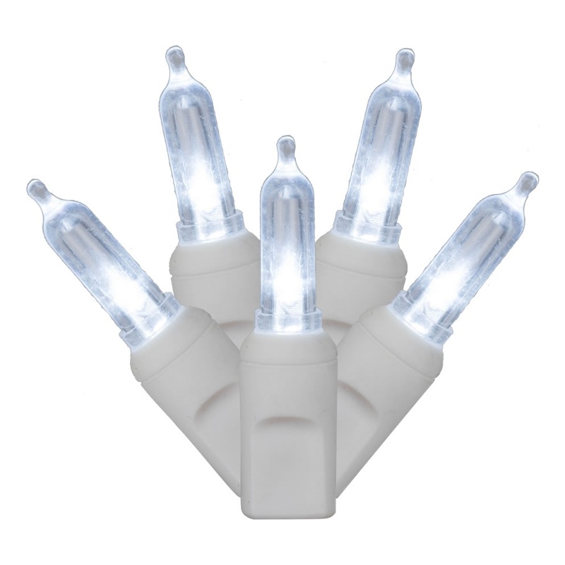 Vickerman 34' Poly Bag Italian LED Christmas Light Set in Cool White