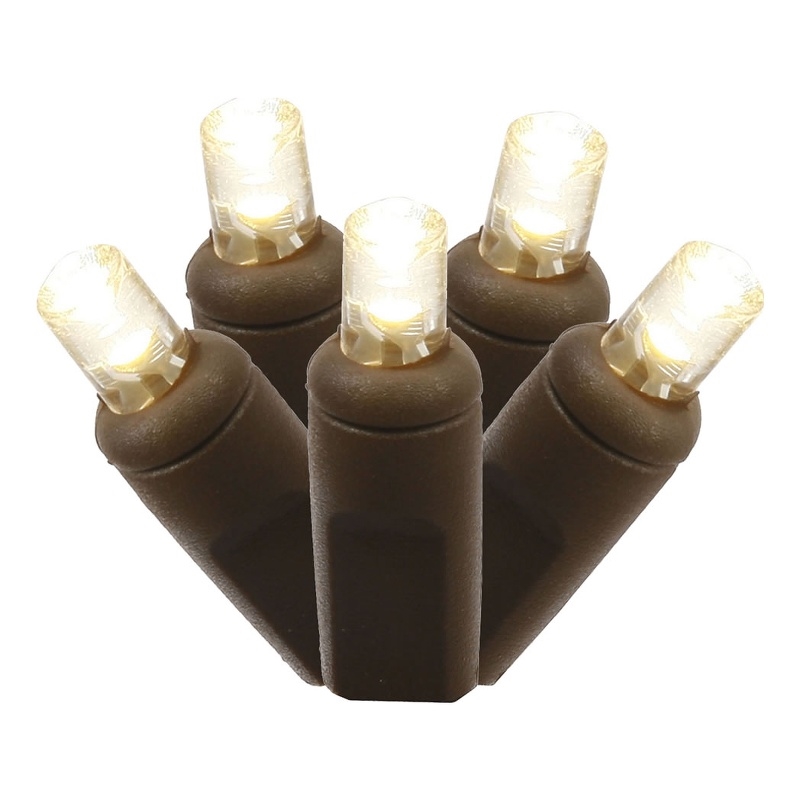 Vickerman 25' Wide Angle LED Color Box Christmas Light Set in Warm White