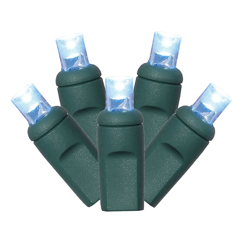 Vickerman 25' Wide Angle LED Color Box Christmas Light Set in Teal Blue