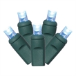 Vickerman 25' Wide Angle LED Color Box Christmas Light Set in Teal Blue