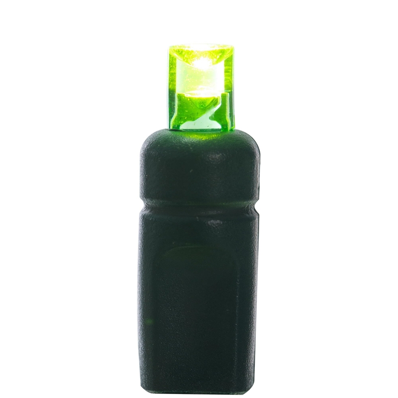 Vickerman 25' Wide Angle LED Color Box Christmas Twinkle Light Set in Lime Green