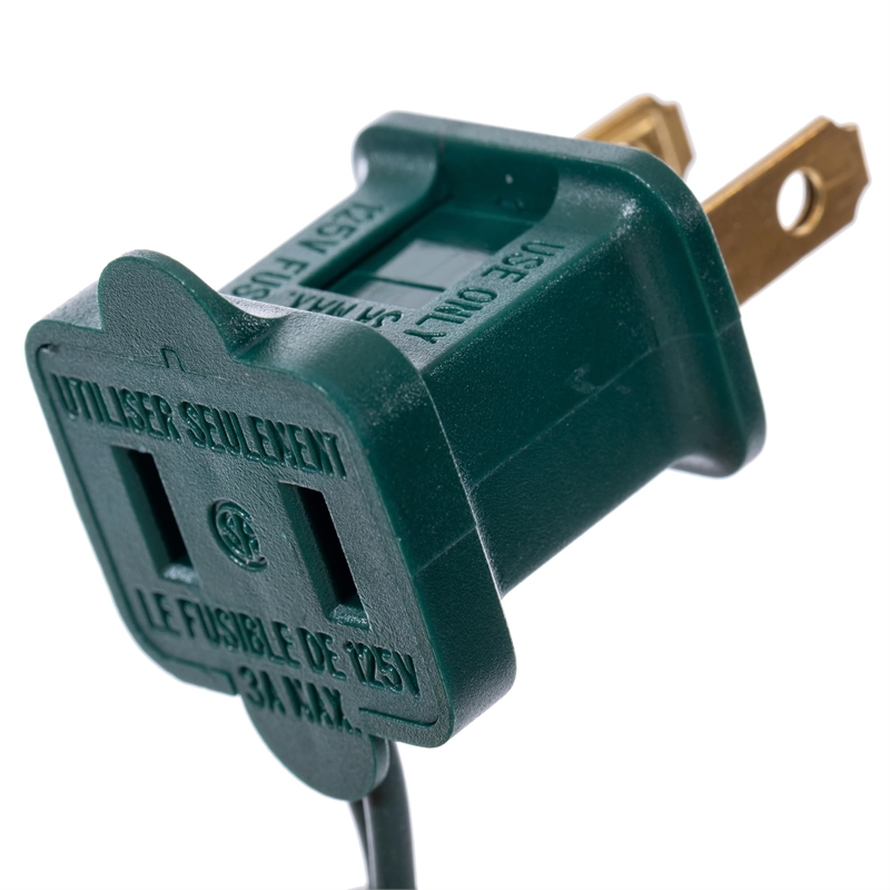 Vickerman 34' Color Box Single  C6 LED Christmas Light Set in Green