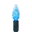 Vickerman 34' Color Box Single  C6 LED Christmas Light Set in Teal Blue