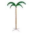 Vickerman 7' LED Rope Light Halographis Leaves Palm Tree in Green/Orange