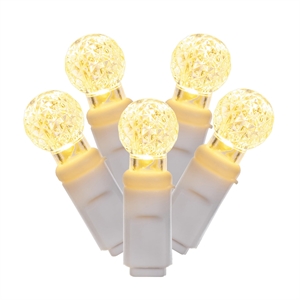Vickerman 25' Color Box G12 Berry LED Christmas Light Set in Warm White