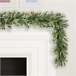 Vickerman 9' Plastic Cashmere Artificial Christmas Garland in Green