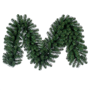 Vickerman 9'x18&quot Oregon Fir Artificial Christmas Garland in Green