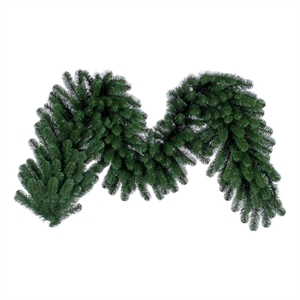 Vickerman 50'x14&quot Oregon Fir Artificial Christmas Garland in Green