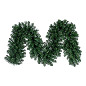 Vickerman 25'x18&quot Grand Teton Artificial Christmas Garland in Green