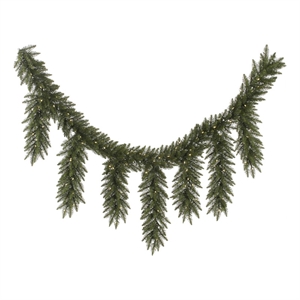 Vickerman 9' Camdon Fir Icicle LED Lights Artificial Christmas Garland in Green