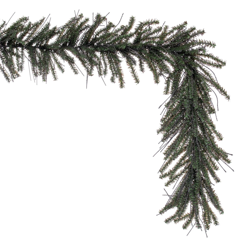 Vickerman 9' Vienna Twig Artificial Christmas Garland in Brown/Green