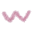 Vickerman 9' Plastic Fir Artificial Christmas Garland in Pink