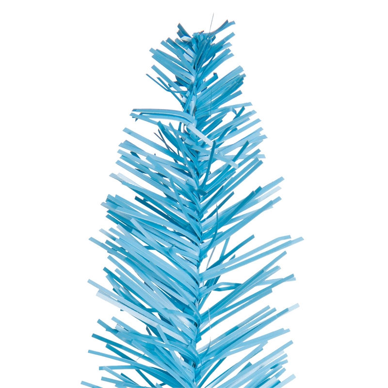 Vickerman 9' Plastic Fir Artificial Christmas Garland in Sky Blue