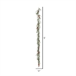 Vickerman 6' Fabric Artificial Brazil Berry and Leaf Garland in Green