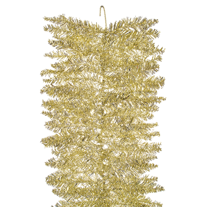Vickerman 9' Plastic Artificial Christmas Garland in Champagne Gold