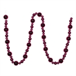 Vickerman 9' Plastic Assorted Christmas Ball Ornament Garland in Berry Red
