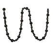 Vickerman 9' Plastic Assorted Christmas Ball Ornament Garland in Gunmetal Gray