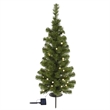 Vickerman 3' Solar Powered LED Artificial Christmas Tree in Green