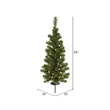 Vickerman 3' Solar Powered LED Artificial Christmas Tree in Green