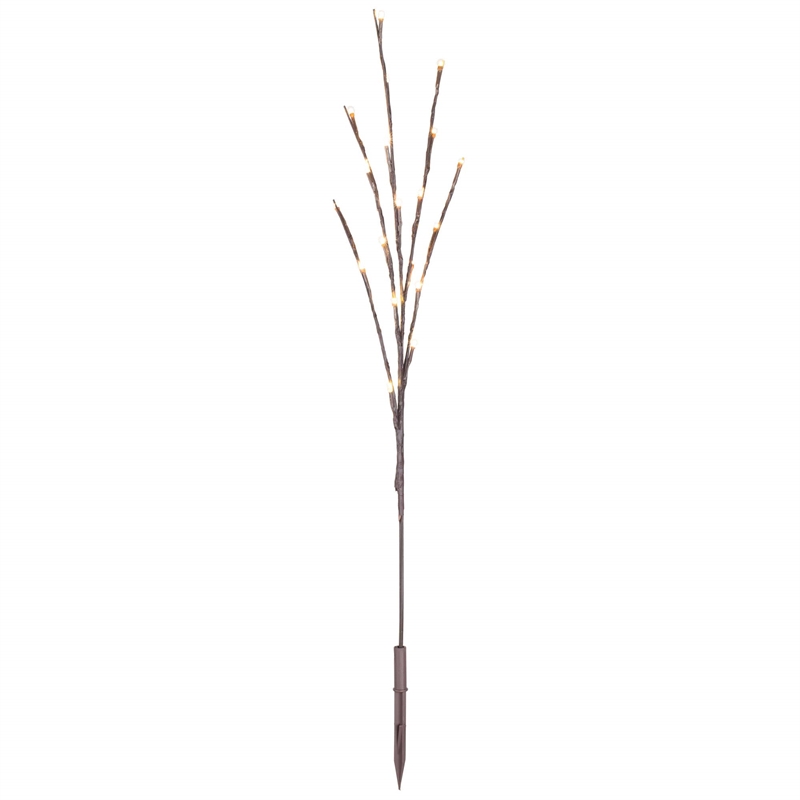 Vickerman 60 Wide Angle LED Twig Light Set in Warm White/Brown