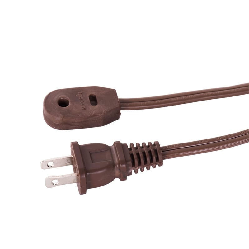Vickerman Plastic 24 Medium Base E26 Socket Set with Wire in Brown