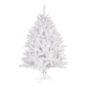 Vickerman 54&quot Contemporary PVC Spruce Artificial Christmas Tree in White