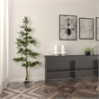 Vickerman 6' Artificial Green Potted Cedar Tree.