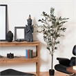 Vickerman 6' Artificial Green Olive Tree in Pot.