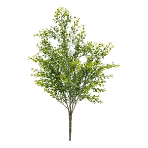 Vickerman 22.5&quot Contemporary Plastic Artificial UV Coated Boxwood Bush in Green