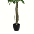 Vickerman 3' Contemporary Fabric Artificial Potted Bay Leaf Tree in Green