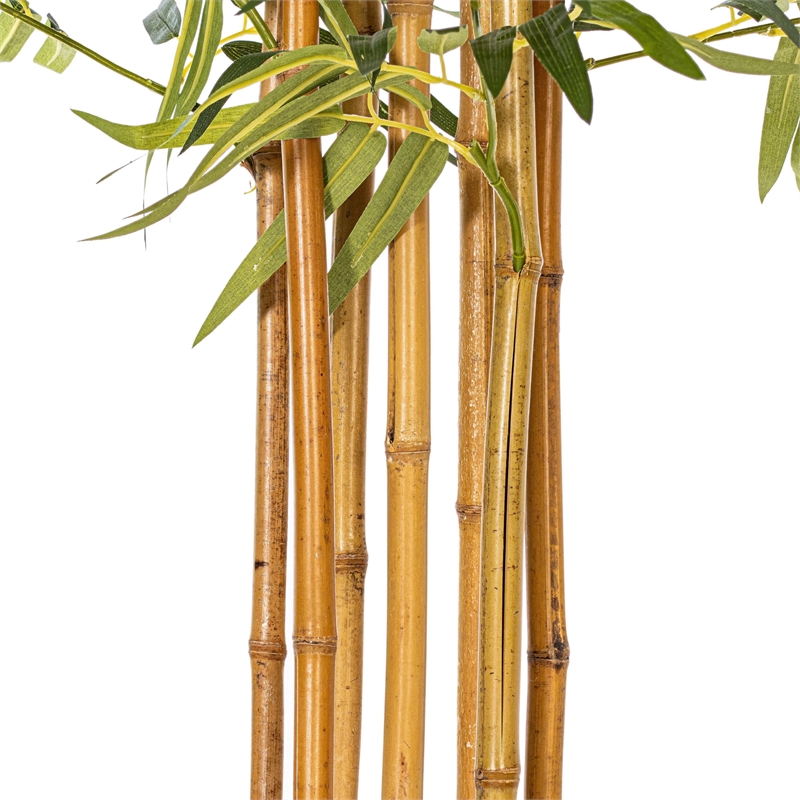 Vickerman 6' Artificial Green Bamboo Tree.