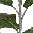 Vickerman 5' Artificial Green Potted Fiddle Tree.