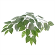 Vickerman 6' Artificial Ficus Executive Tree with Rattan Basket in Green