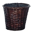 Vickerman 6' Artificial Variegated Ficus Executive Tree w/ Basket in Green/White