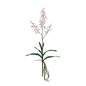 Vickerman 30.5&quot Fabric Artificial Mini Orchid Spray in Pink (Set of 3)