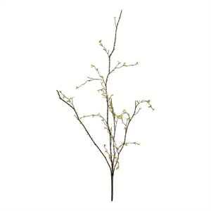 Vickerman 33&quot Plastic Artificial Baby Leaf Branch in Green (Set of 2)