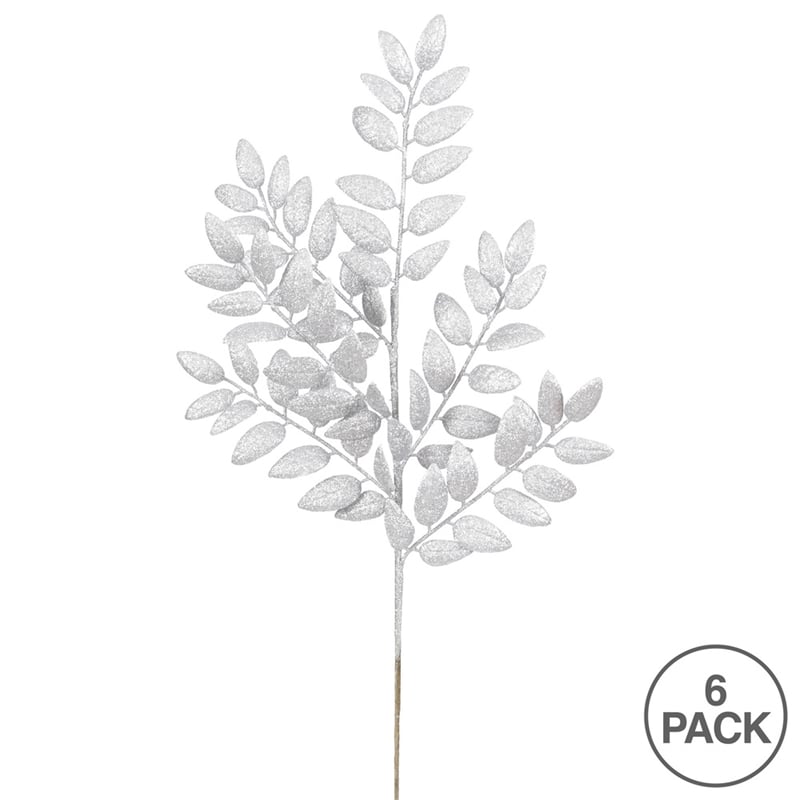 Vickerman Honey Locust Artificial Christmas Spray in Silver (Set of 6)